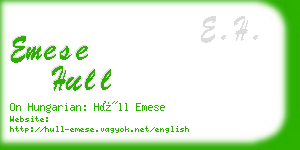 emese hull business card